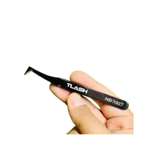 پنس کاشت مژه 90 درجه شیار دار تی لش NB7007
