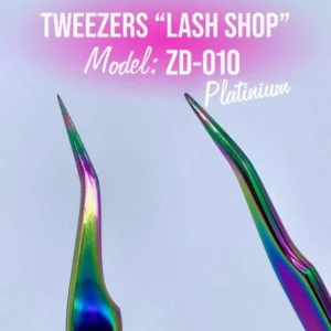 پنس لش شاپ | ZD-10 سیلور | (lash shop)