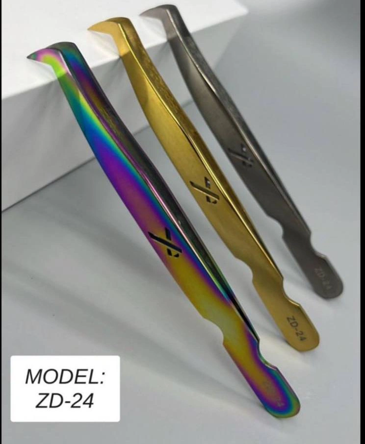 ZD24 پنس لش شاپ | ZD-24 طلایی | (lash shop) - Image 1