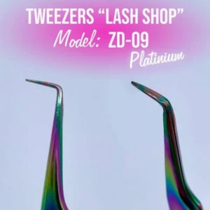 پنس لش شاپ| ZD-09 سیلور |(lash shop)
