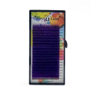 پالت مژه بنفش پونی لش