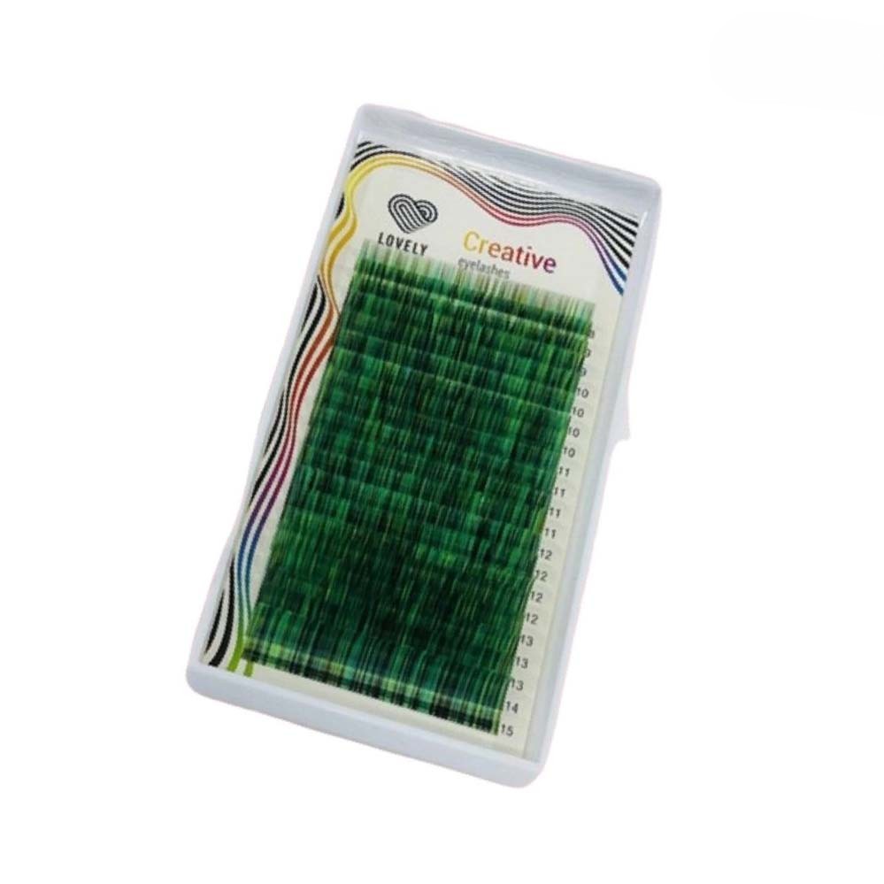 پالت مژه لاولی میکسچر سبز پالت مژه لاولی میکسچر سبز